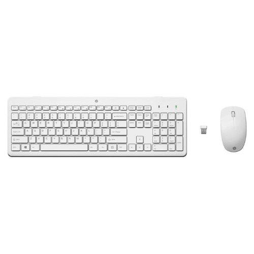 Teclado + Rato HP 230 (Wireless - 1600 dpi - Teclado Num&eacute;rico)