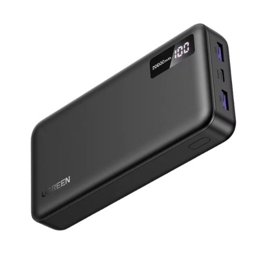UGREEN 20000mAh PD 20W Power Bank Carga R&aacute;pida Port&aacute;til