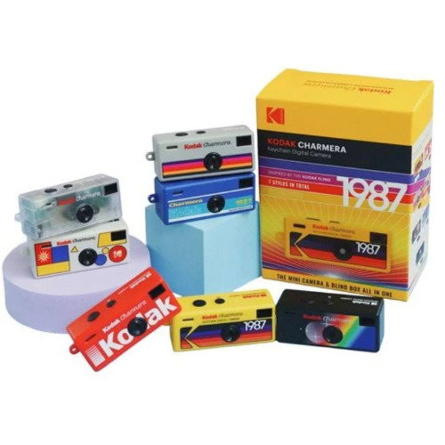 M&aacute;quina Fotogr&aacute;fica Porta-Chaves Kodak Charmera - Caixa Surpresa