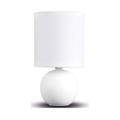 Candeeiro de Mesa Redondo Branco Strindberg KASA