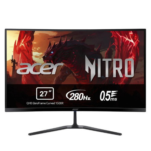 Monitor Gaming ACER Nitro ED270ZBMIIPX (27'' - Full HD - 5 ms - 280 Hz)