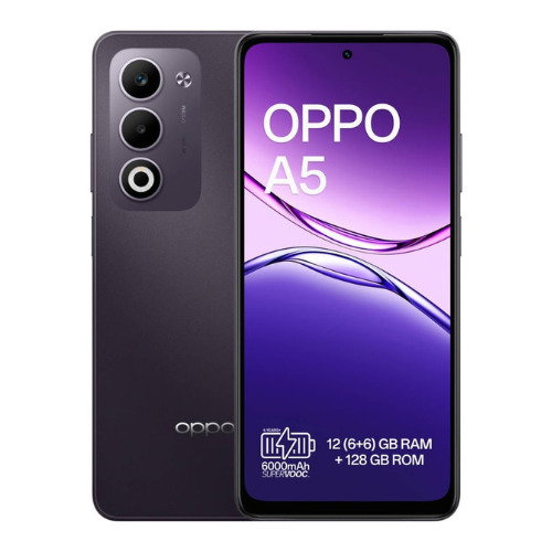 Smartphone OPPO A5 (6.67'' - 6 GB - 128 GB - Preto N&eacute;bula)