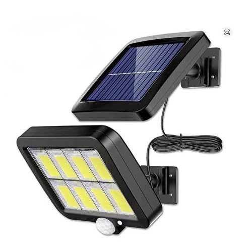 160LED luz solar dividida lâmpada de parede