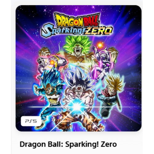 Dragon Ball: Sparking! Zero PS5