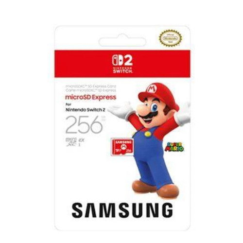 Cart&atilde;o de Mem&oacute;ria SAMSUNG Nintendo Switch 2 Micro SD Express Card (256 GB)
