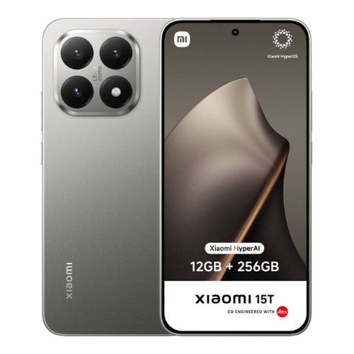 Smartphone XIAOMI 15T (6.83'' - 12 GB- 256 GB - Cinzento)