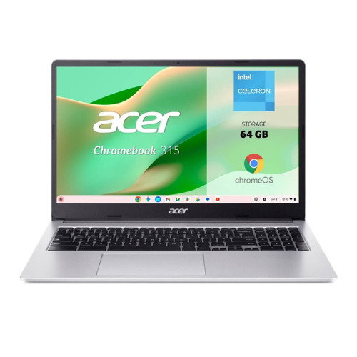 Port&aacute;til ACER Chromebook 315 (15.6'' - Intel Celeron N4500 - RAM: 8 GB - 128 GB eMMC - Intel UHD Graphics)