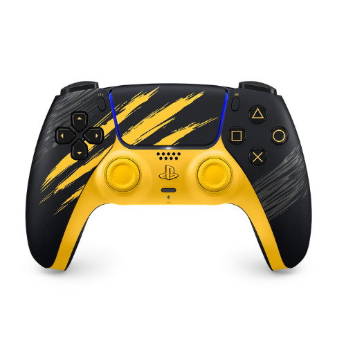 Comando sem fios DualSense&reg; - Amarelo de Batalha de Marvel's Wolverine Edi&ccedil;&atilde;o Limitad