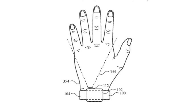 Patente para câmara num Apple Watch