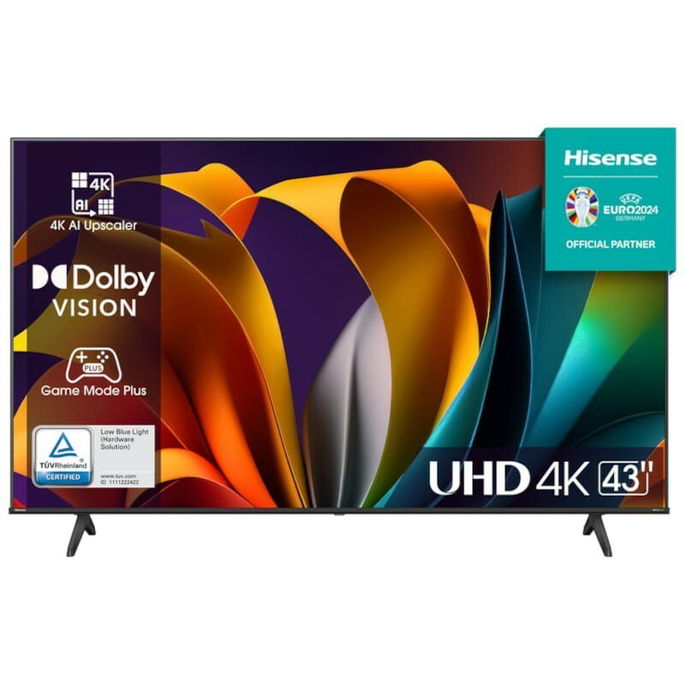 Hisense 43A6N 43" 4K Ultra HD Smart TV Wifi Preto - Televisão