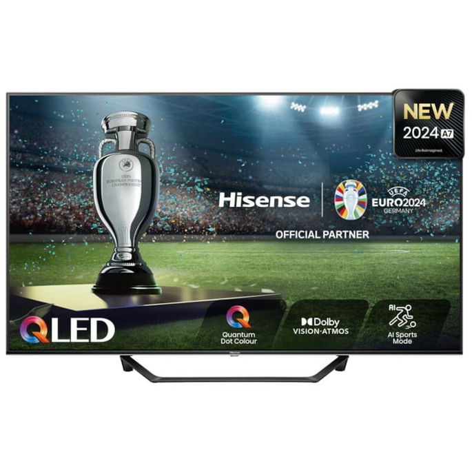 Hisense 65A7NQ 65" QLED 4K Ultra HD Smart TV Wifi Cinzento - Televisão