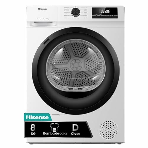 Hisense de 8 kg com bomba de calor