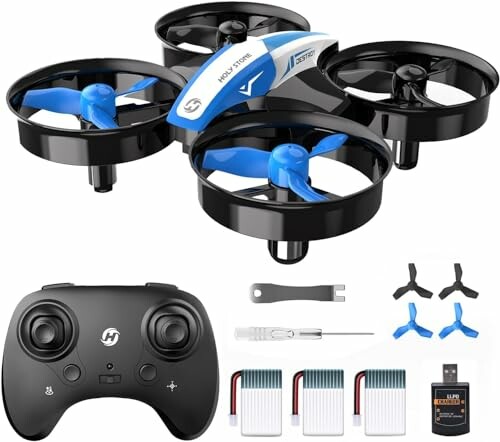 Holy Stone HS210 Mini drone azul para crian&ccedil;as e principiantes