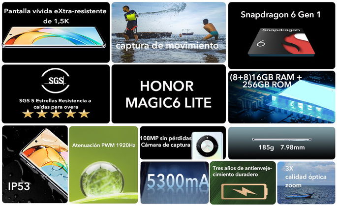 Honor magic 6 lite