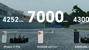 Honor supera iPhone 17 Pro e Samsung Galaxy S26 em teste de bateria inesperado