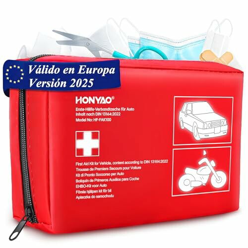 HONYAO Botiquim Primeiros Auxilios DIN 13164