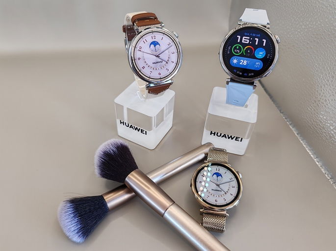 Huawei Watch GT5 em exposição