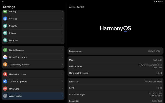 Huawei HarmonyOS 2.0