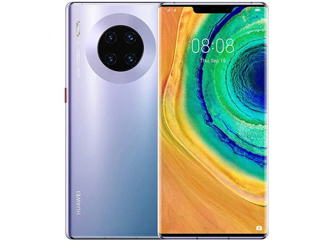 Huawei Mate 30 Pro em roxo