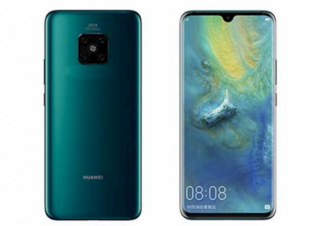 huawei mate 30 pro render