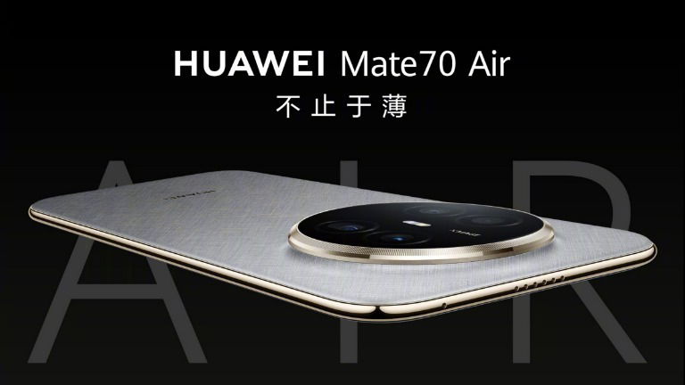 Huawei Mate 70 Air já chegou! E com uma bateria que envergonha o iPhone 17 Air