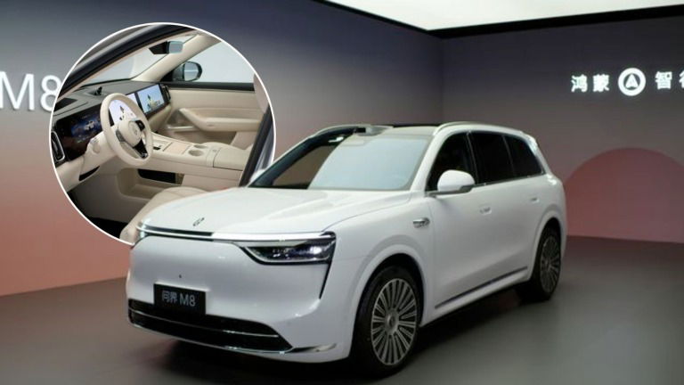 Huawei surpreende com o Aito M8 BEV: autonomia gigante, interior de luxo e preço competitivo