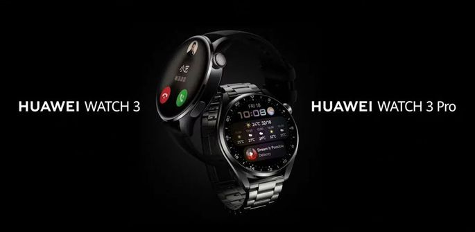 Huawei Watch e Huawei Watch 3 Pro