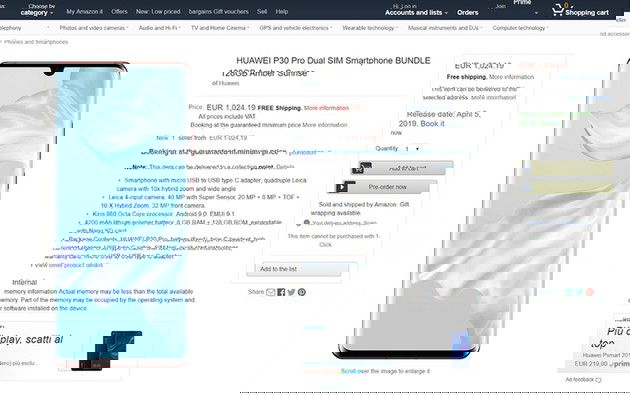 Amazon P30 Pro Amazon