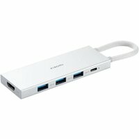 Hub Xiaomi 5 portas USB 3.0 Tipo-C 5 em 1 5 Gbps XMDS05YM Branco