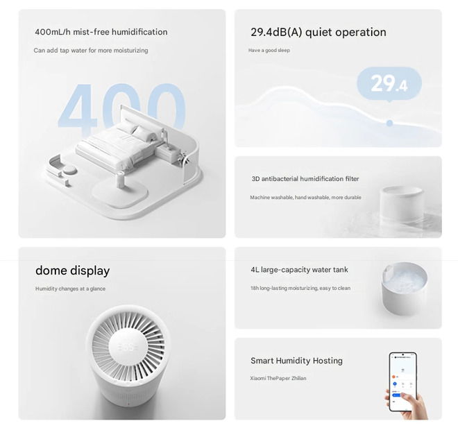 humidificador inteligente xiaomi
