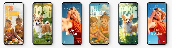 HyperOS 3 ecrã bloqueado