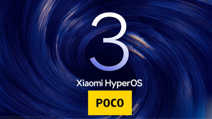 Imagem alusiva ao HyperOS 3 nos terminais POCO