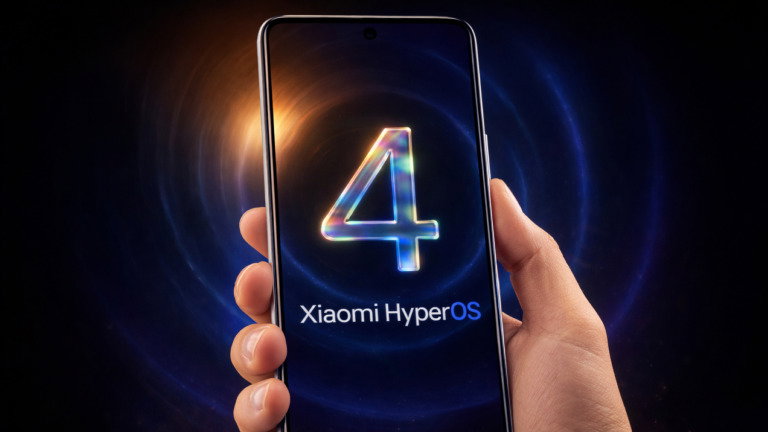 HyperOS 4 surge nas primeiras imagens com novo design translúcido
