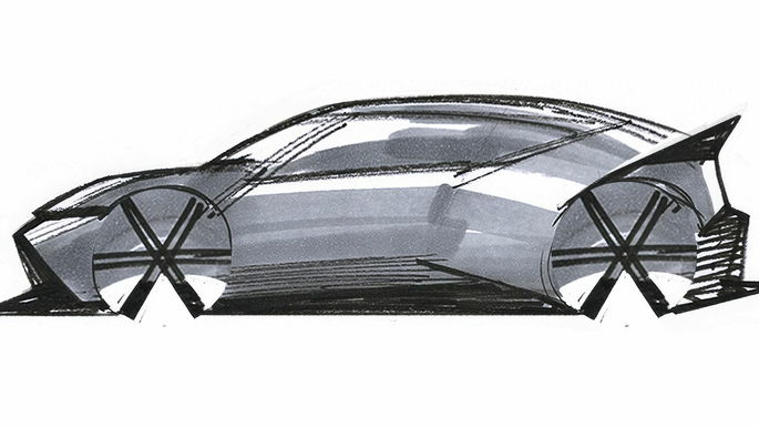 Esboço Hyundai Concept Three
