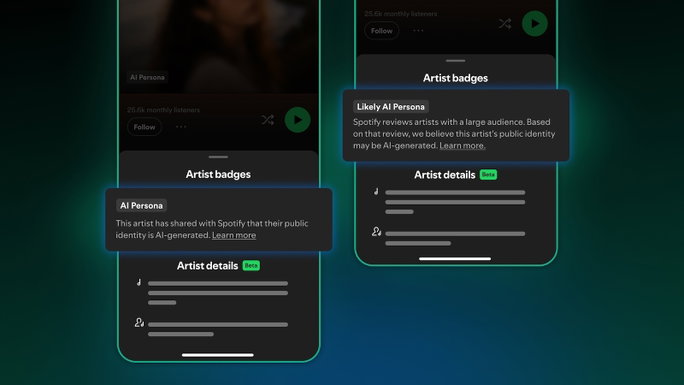 Spotify IA Persona badge
