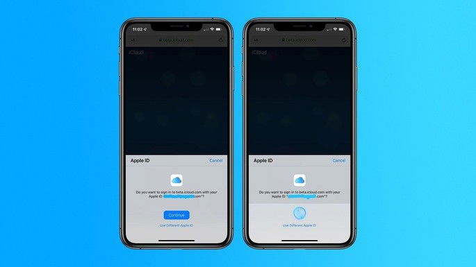 iCloud login