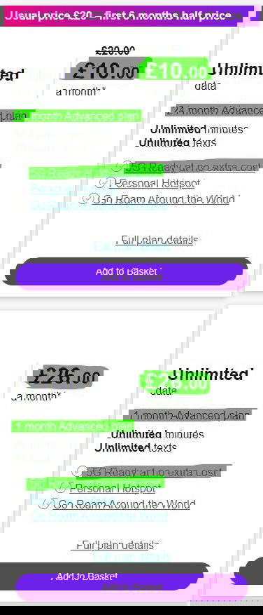 Three UK tarifário ilimitado