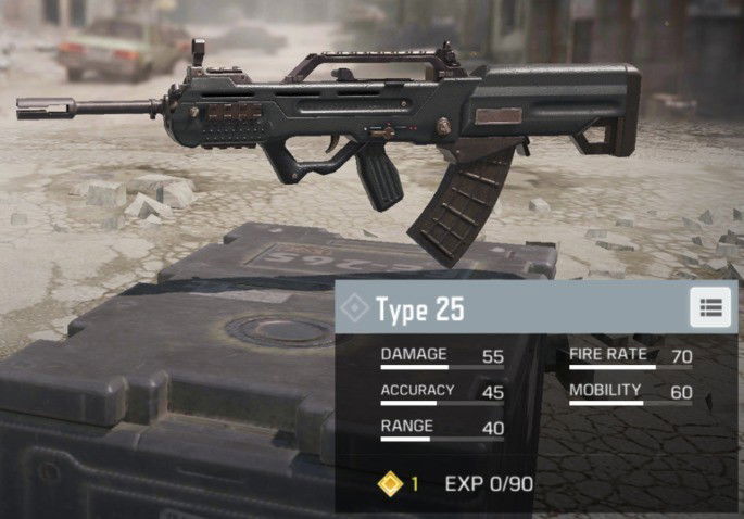 CoD Mobile Type 25