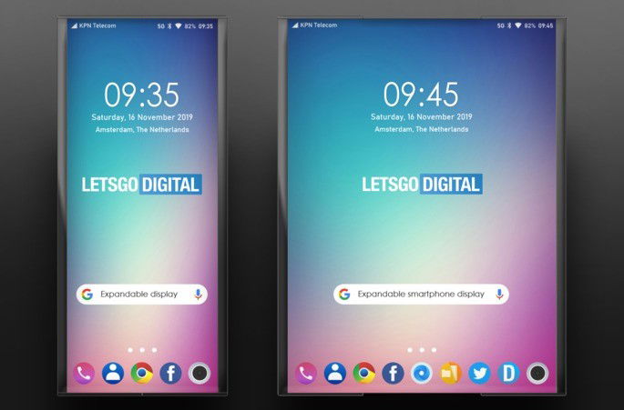 LG smartphone ecrã retrátil