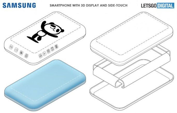 Samsung Patente ecrã 3D