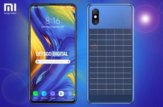 Xiaomi painel solar patente