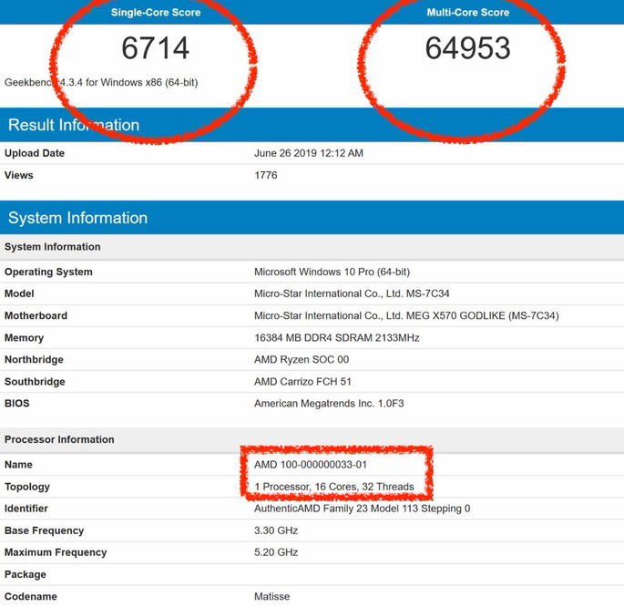 amd ryzen 9 3950X