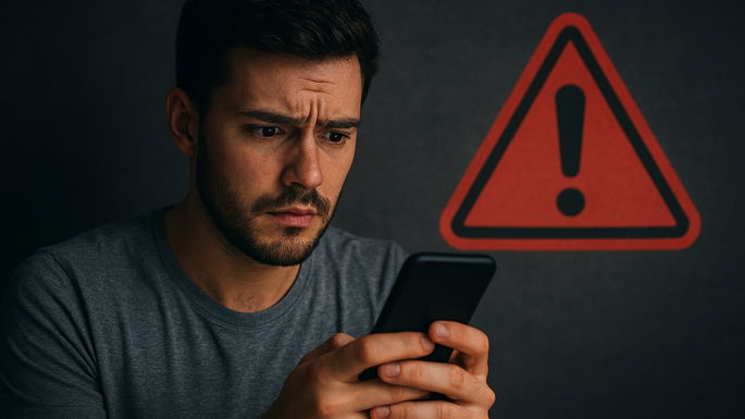 Imagem alusiva a mensagens fraudulentas