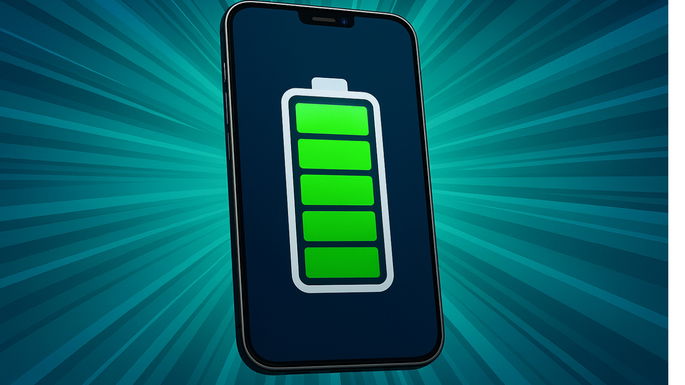 Imagem alusiva à bateria de um smartphone