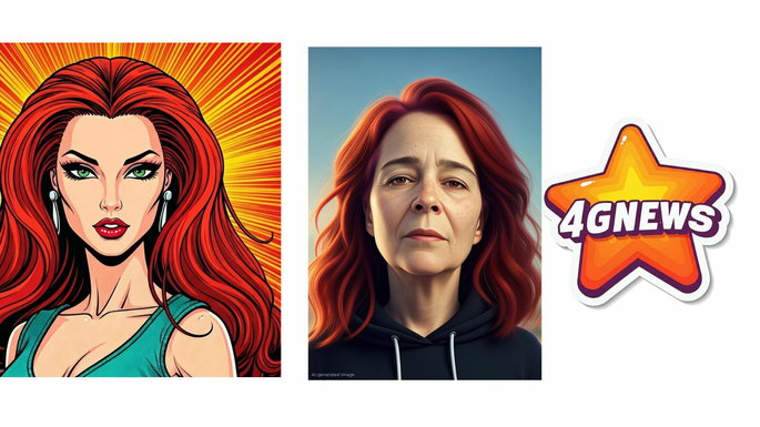 Imagens geradas por IA Image Studio