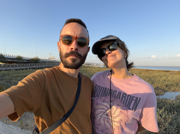 Selfie, câmara frontal, Center Stage ativo