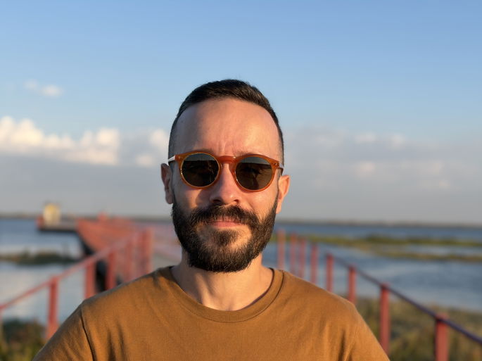 Câmara traseira, modo retrato, 2x