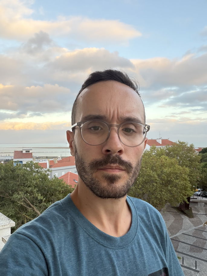 Câmara frontal, sem Enquadramento Central ativo