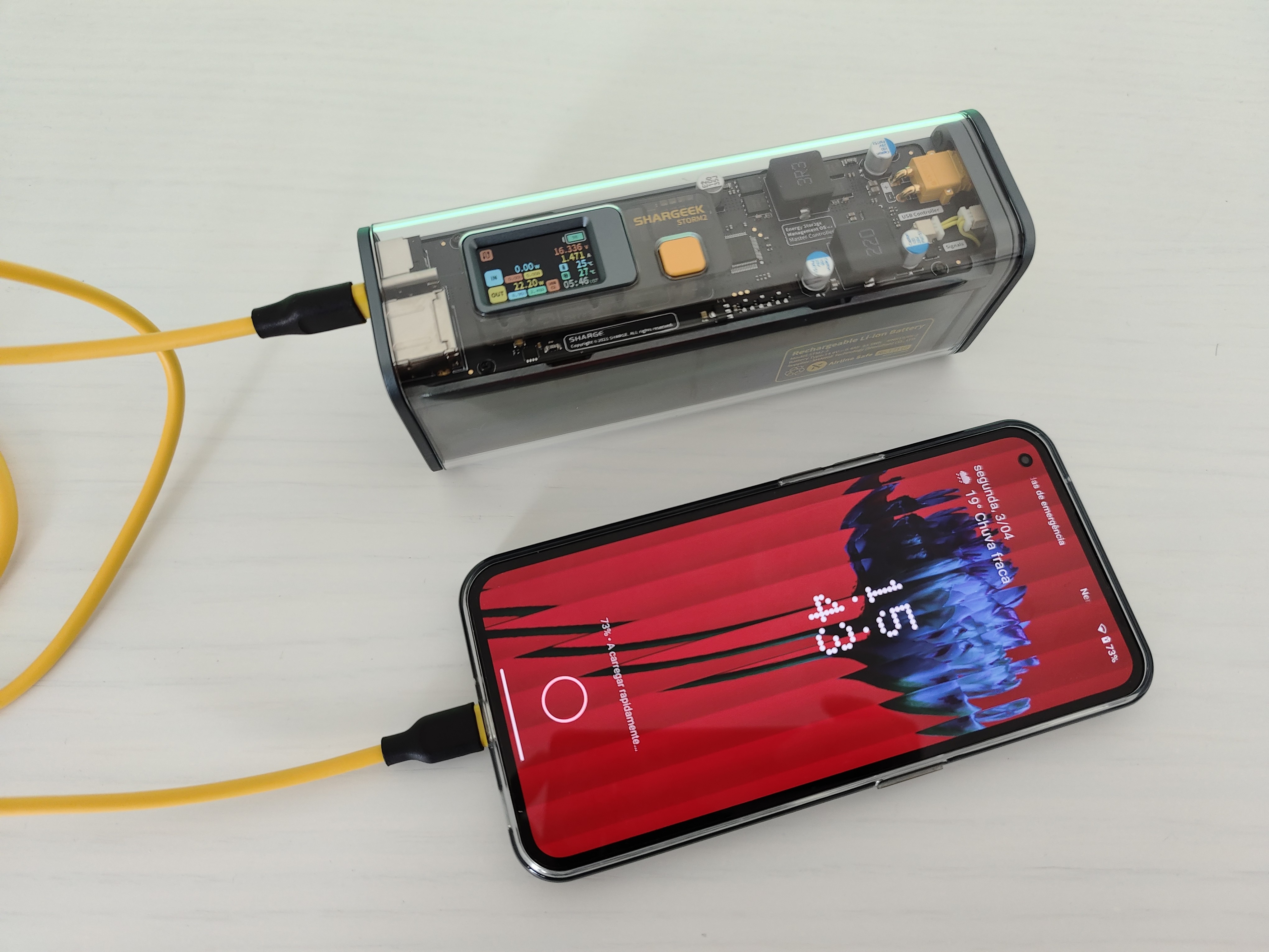 Shargeek Storm 2 review: a power bank que vem do futuro - 4gnews Shargeek Storm 2 review: a power bank que vem do futuro - 4gnews
