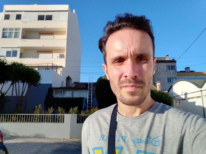 Fotografia captada com a câmara frontal do SPC Discovery